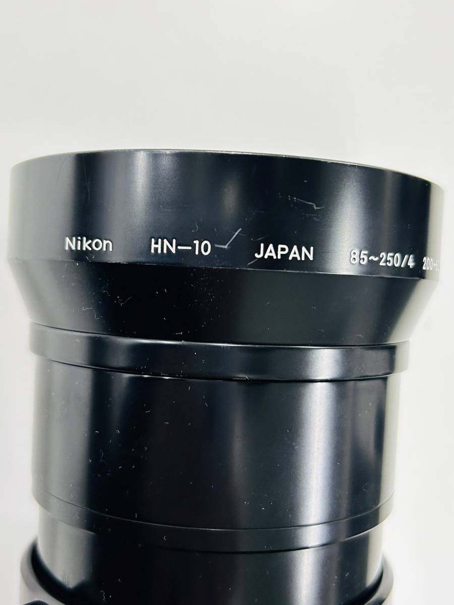 ニコン Nikon Zoom-Nikkor Auto 200-600mm F9.5 前後キャップ レンズ 動作未確認 25j-10-4_画像6