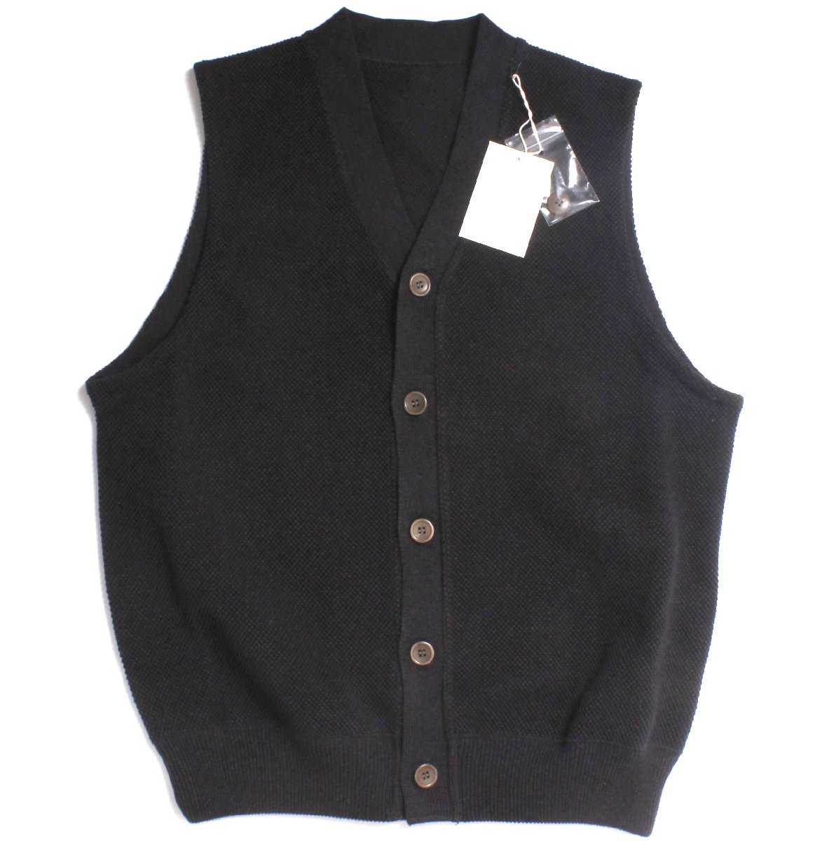 まとめ買い】 40s/AMERICAN CROSS/ニットベスト(厚手)/-/ウール/KHK
