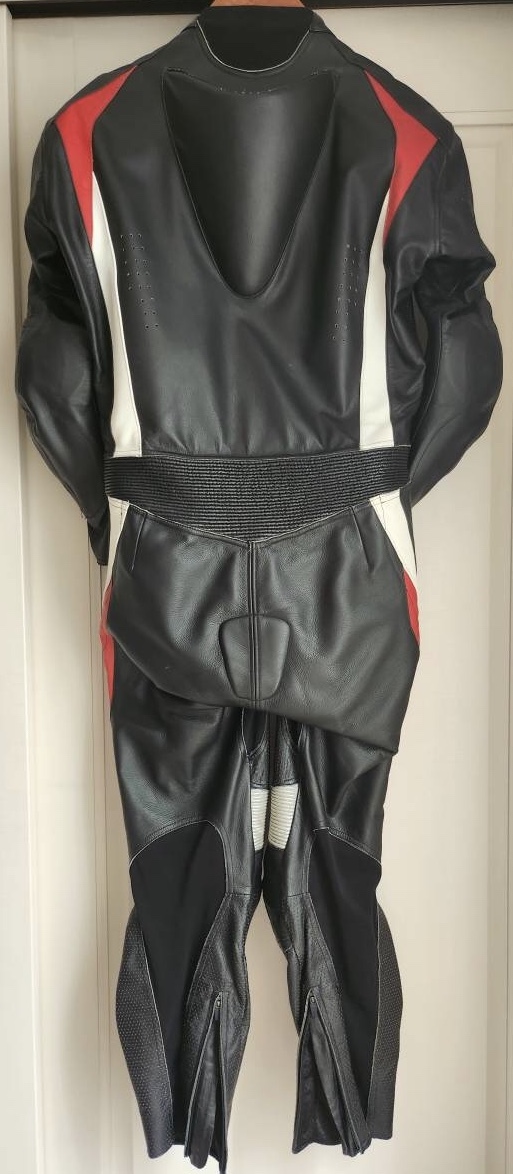  almost new goods *MFJ official recognition punching leather racing suit leather coverall Speed ob sound SPEED OF SOUND size 3L height 175cm~185cm about 