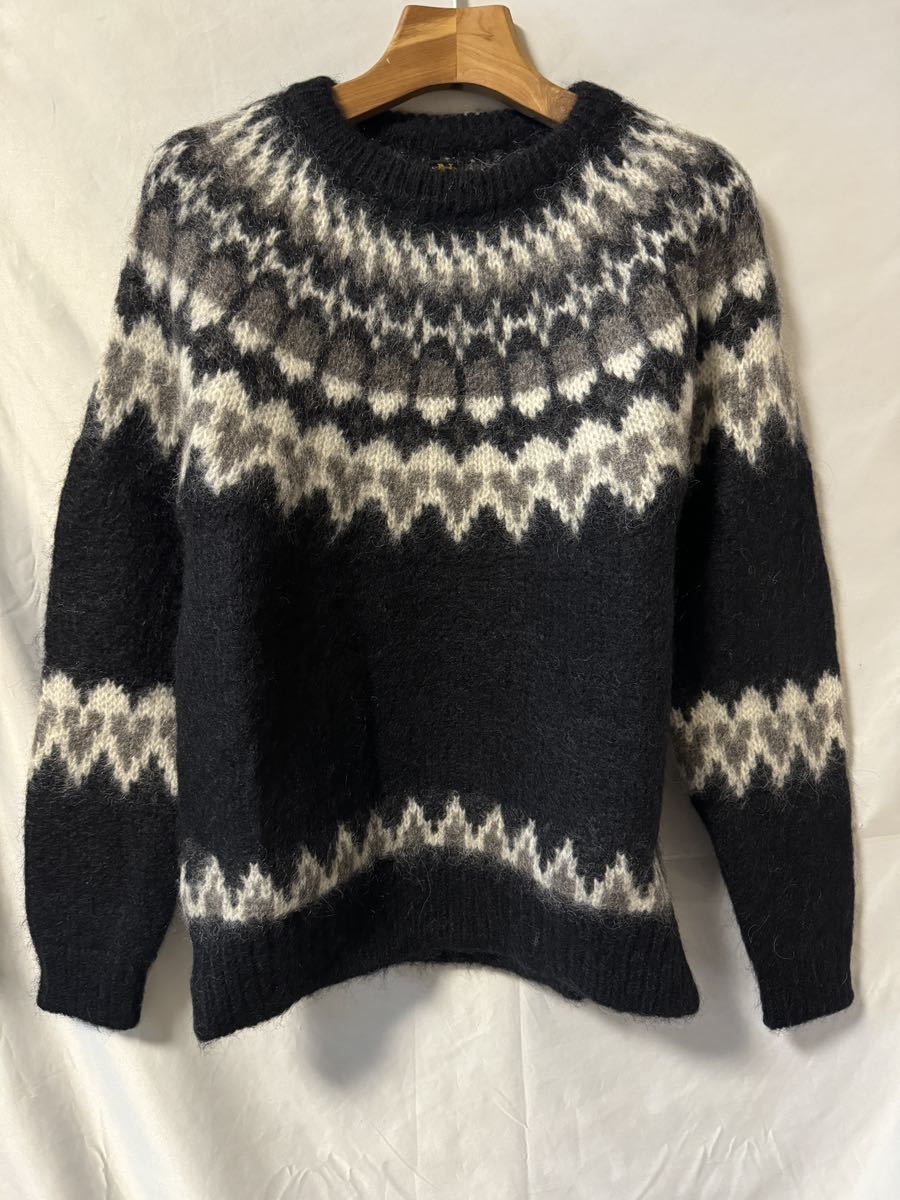 注目の ニット BATONER バトナー 美品 セーター ブラック 1 SWEATER