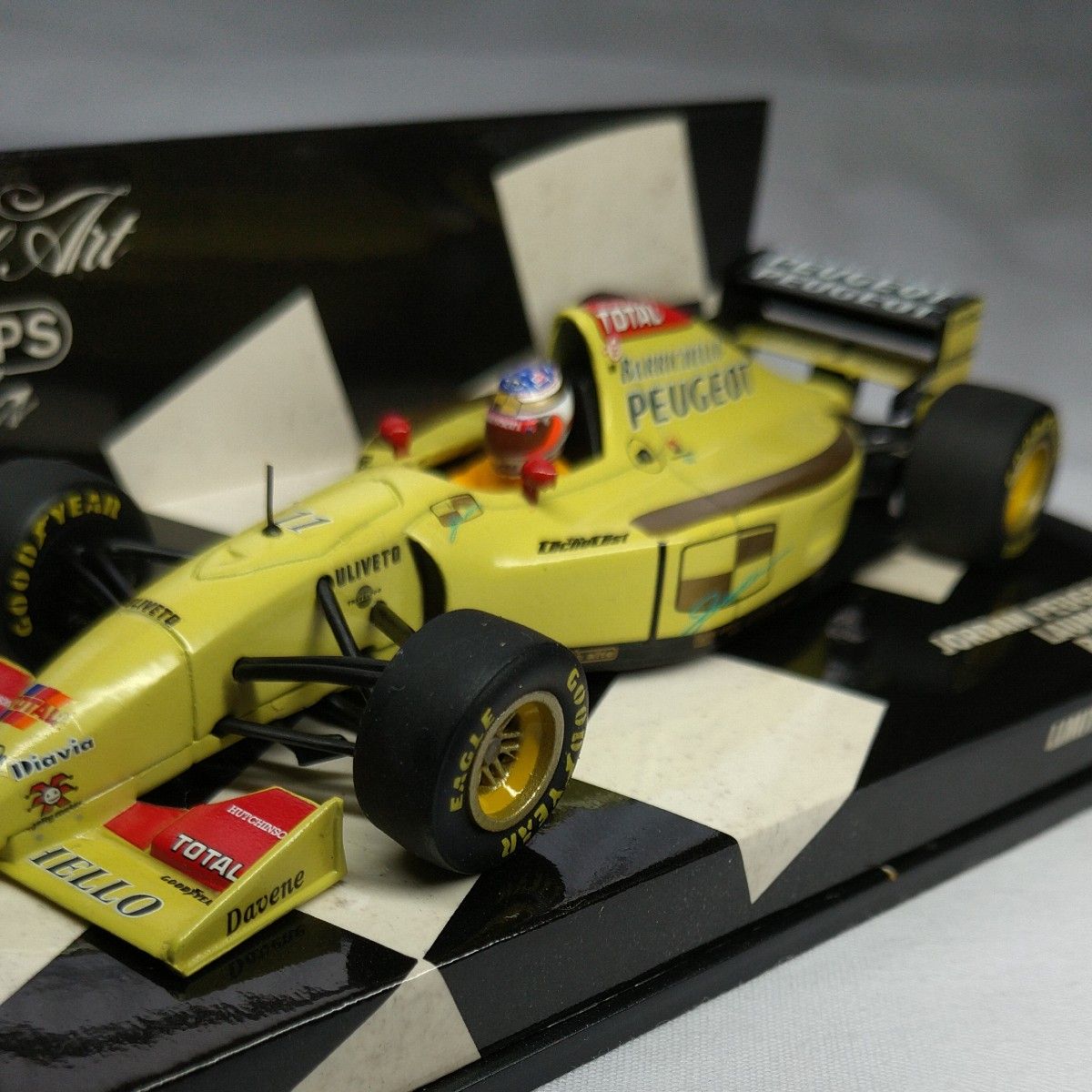 ミニカー 1/43 ミニチャンプス JORDAN PEUGEOT 1996 LAUNCH VERSION R.BARRICHELL