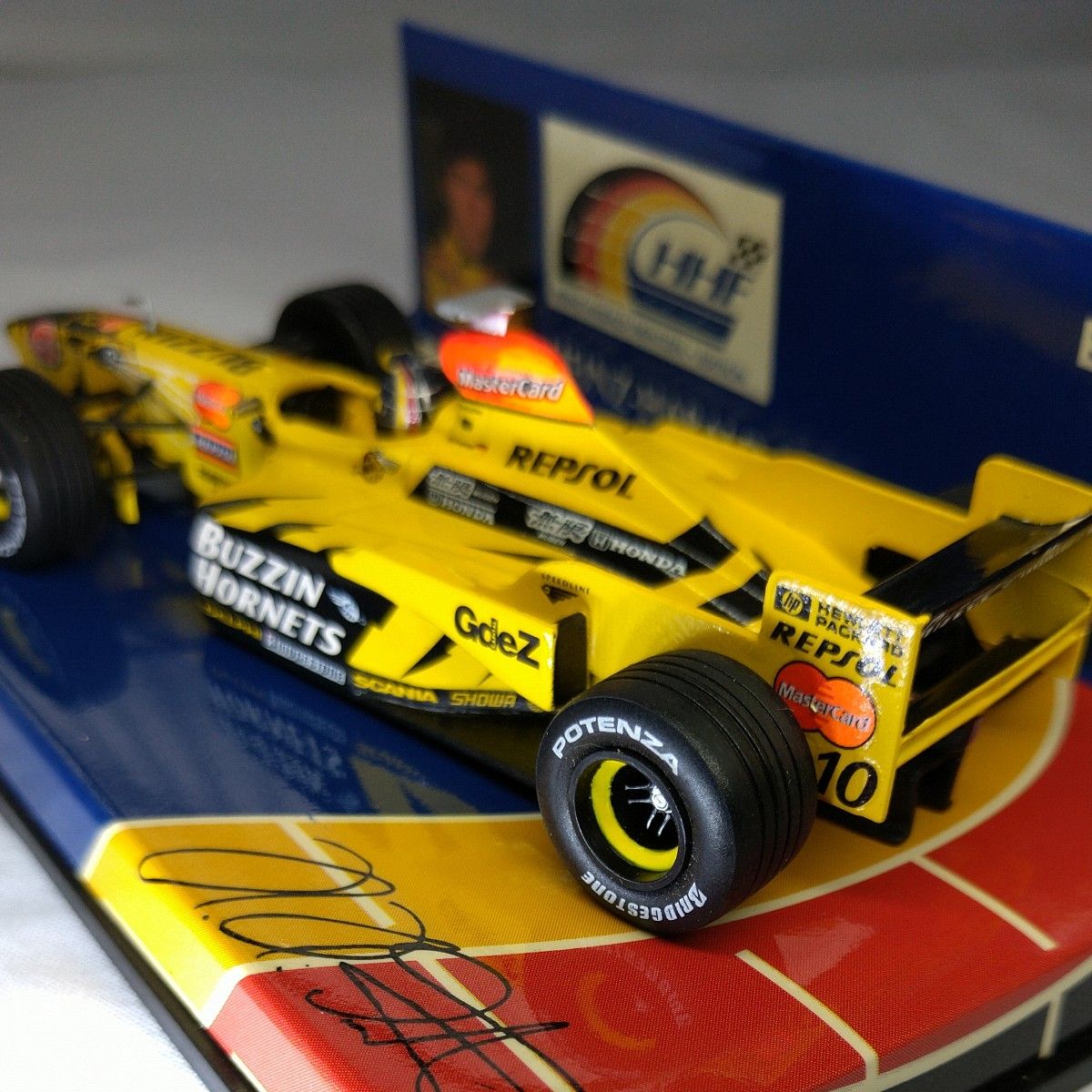 ミニカー 1/43 ミニチャンプス JORDAN MUGEN HONDA TEST CAR SUZUKA 1998