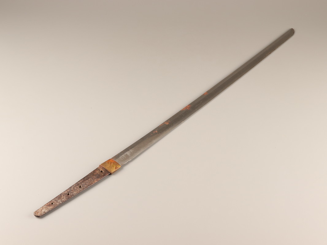 古美術 時代武具 刀 75.2cm 〇〇作 在銘 登録付 白鞘 時代物 極上品 初だし品 9121の画像4