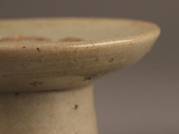 古美術 朝鮮古陶磁器 李朝 白磁 餅台 時代物 極上品 初だし品 C2145_画像7