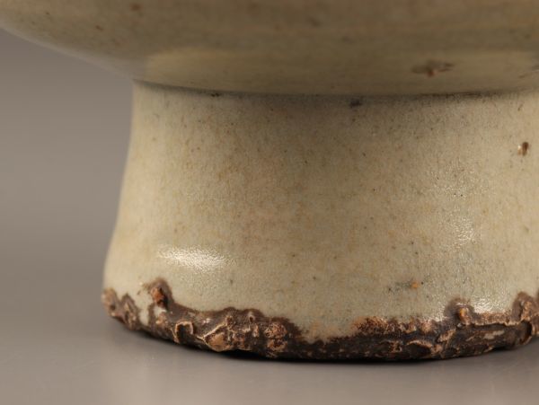 古美術 朝鮮古陶磁器 李朝 白磁 餅台 時代物 極上品 初だし品 C2145_画像8