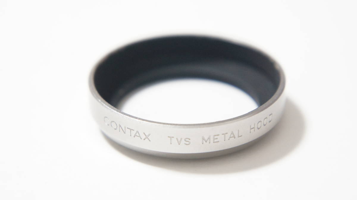 [30.5mm ねじ込み式] CONTAX TVS METAL HOOD TVS用純正メタルフード [F3937]