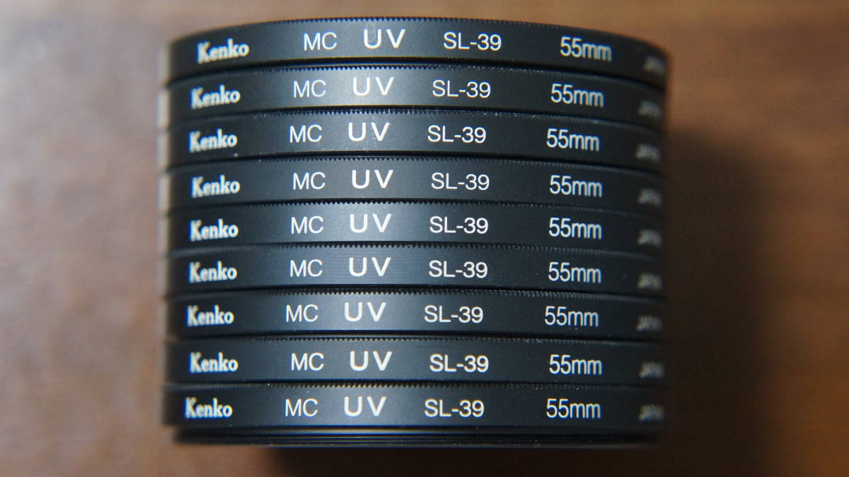 [55mm] Kenko MC UV SL-39 UVカットフィルター 180円/枚_画像1