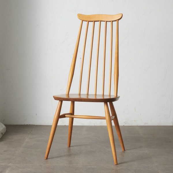 IZ73426N★ERCOL ヴィンテージ ゴールドスミスチェア 英国 アーコール エルム ダイニングチェア ウィンザーチェア 木製 椅子 ビンテージ家具、インテリア