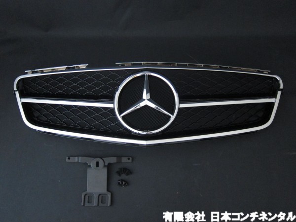 国内在庫/ベンツ/Cクラス/W204/AMG/C63/ルック/スタイル/グリル/C200/C300/C350/C180/ブラバス/AMG/ロリンザー/2分割タイプ_画像1