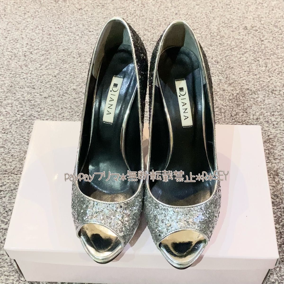 DIANA ダイアナ グラデーション パンプス キラキラ ラメ DIANA ダイアナ グラデーション パンプス キラキラ ラメ