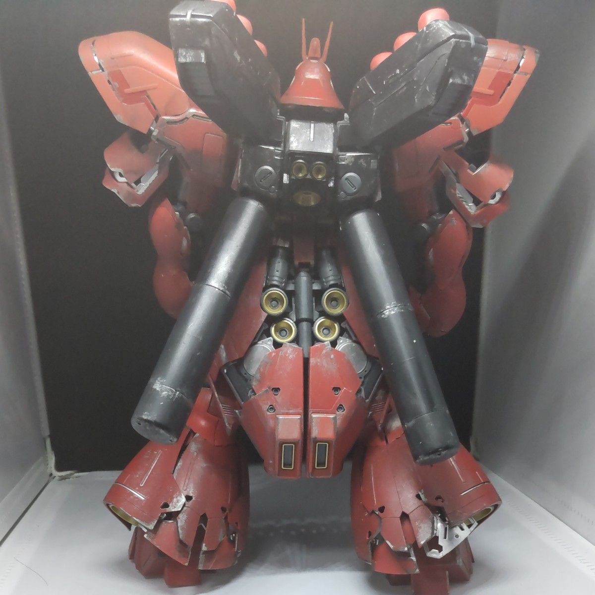 完成品 MG サザビーver.ka 塗装済み タッチレスLED点灯改造品