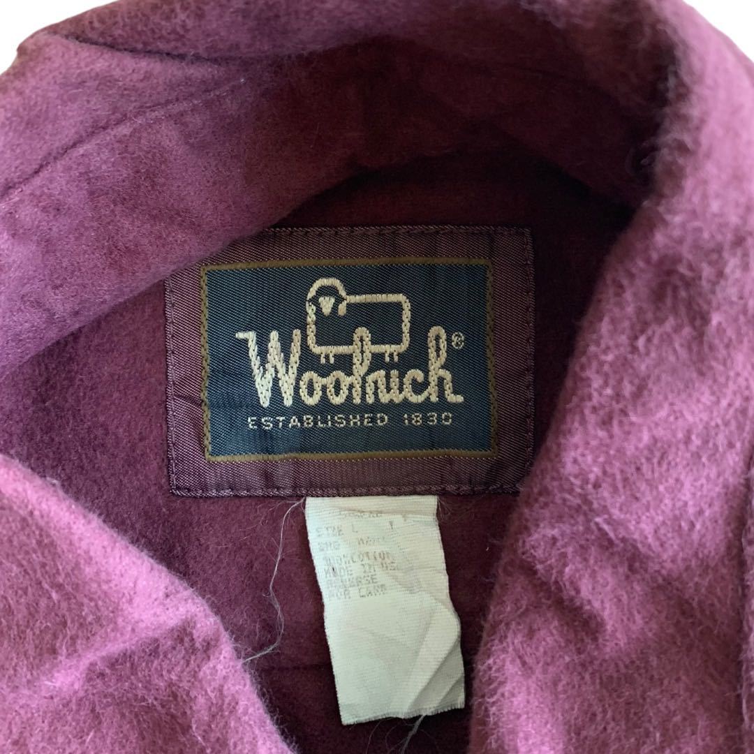 230914YMT9● 1990'S Woolrich (L) シャモアクロス ビンテージ vintage 長袖シャツ ウールリッチ アウトドア outdoor ネルシャツ Nel shirt_画像3