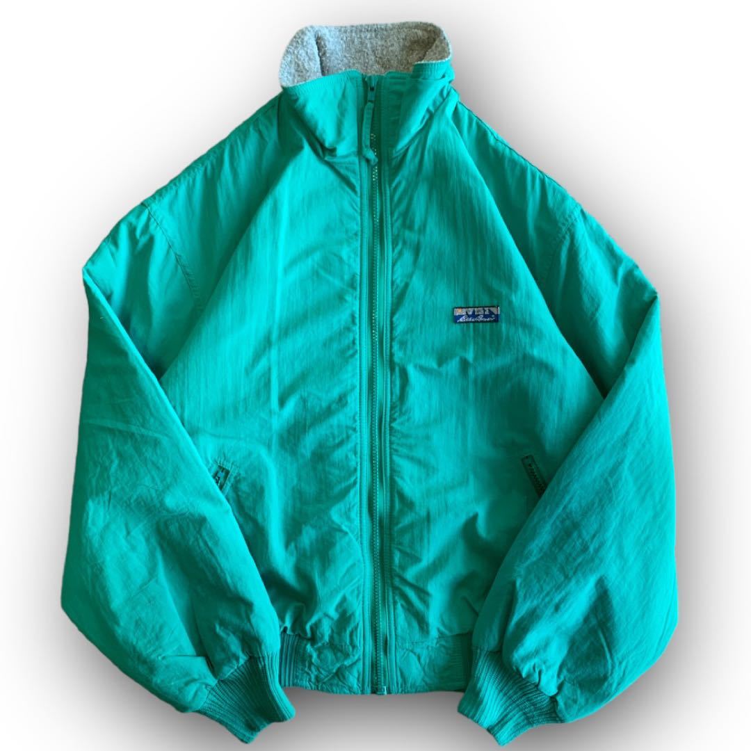 230924BRB142● 1980'S Eddie Bauer Nylon Zip Outer (M) ビンテージ vintage エディーバウアー ジップアウター ナイロンジャケット_画像1