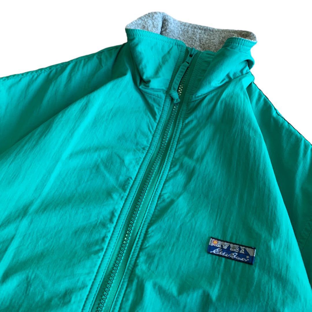 230924BRB142● 1980'S Eddie Bauer Nylon Zip Outer (M) ビンテージ vintage エディーバウアー ジップアウター ナイロンジャケット_画像2