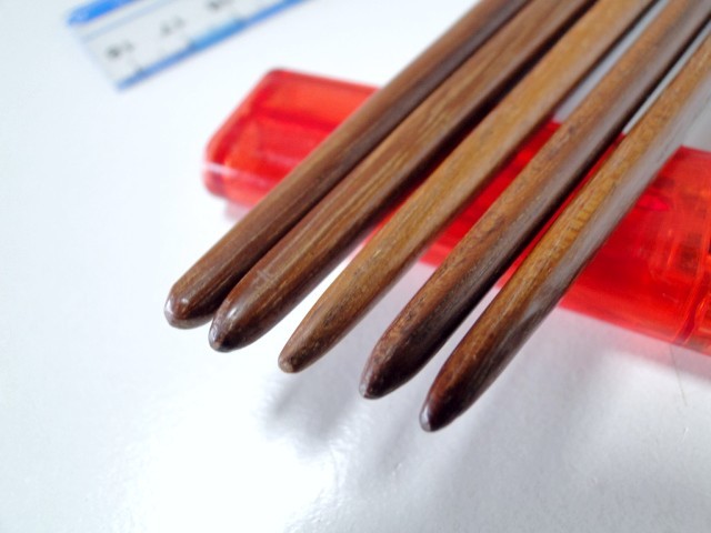木製（鉄木）のかんざし棒5本セット／ハンドメイド・手作り_画像7
