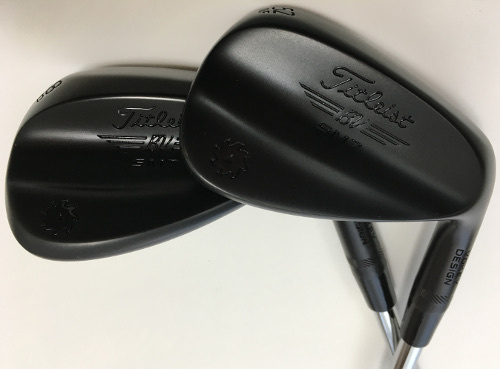 702 Titleist●●SM7●●Titleist Vokey Wedge Jet黑色52°/ 58°2pcs套裝新品牌黑色.702 原文:702　タイトリスト●●SM7●● Titleist Vokey ウェッジ ジェットブラック 52°/58° 2本セット 新品　黒. 702