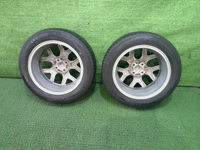 ノート DBA-E12 純正 アルミ ホイール タイヤ 付 2本 セット H27年 D0300-1A16D 165/55R16 16インチ 4穴_画像3