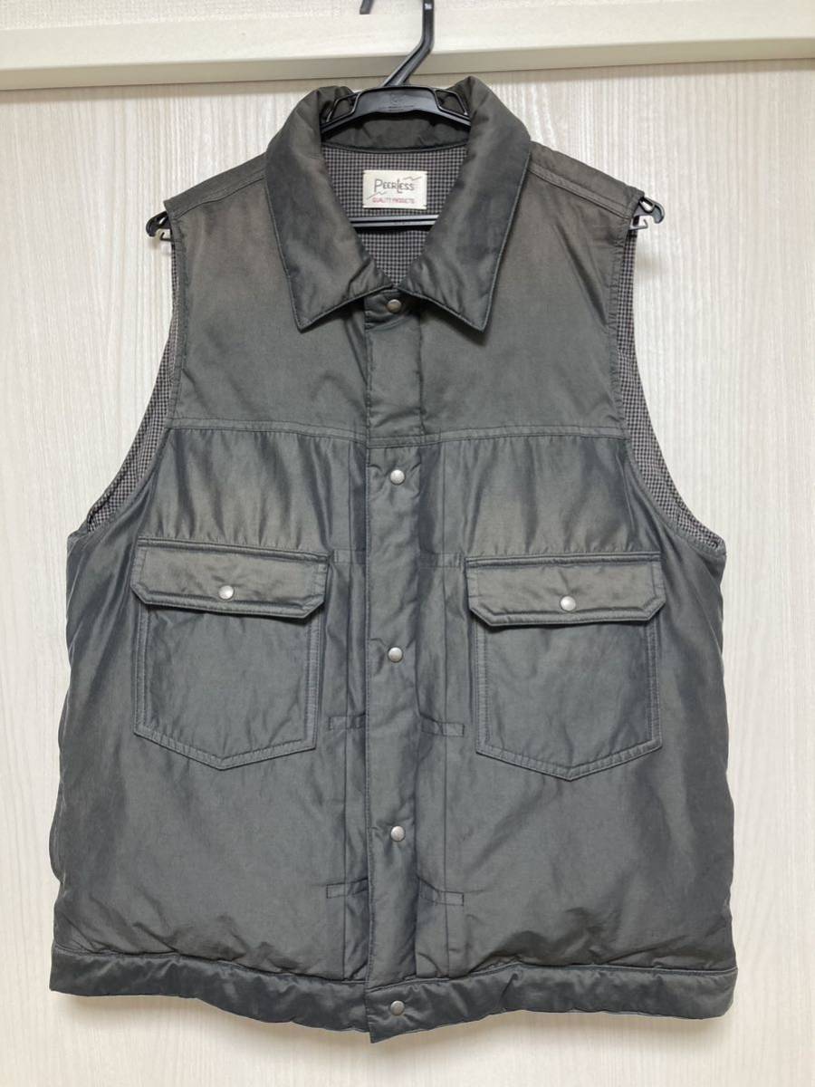 visvim 21SS 101 DOWN VEST サイズ2 BLACK ダウン ベスト ブラック strabller XX JACKET ジャケット 古布 INDIGO インディゴ ビズビム ICT_画像2