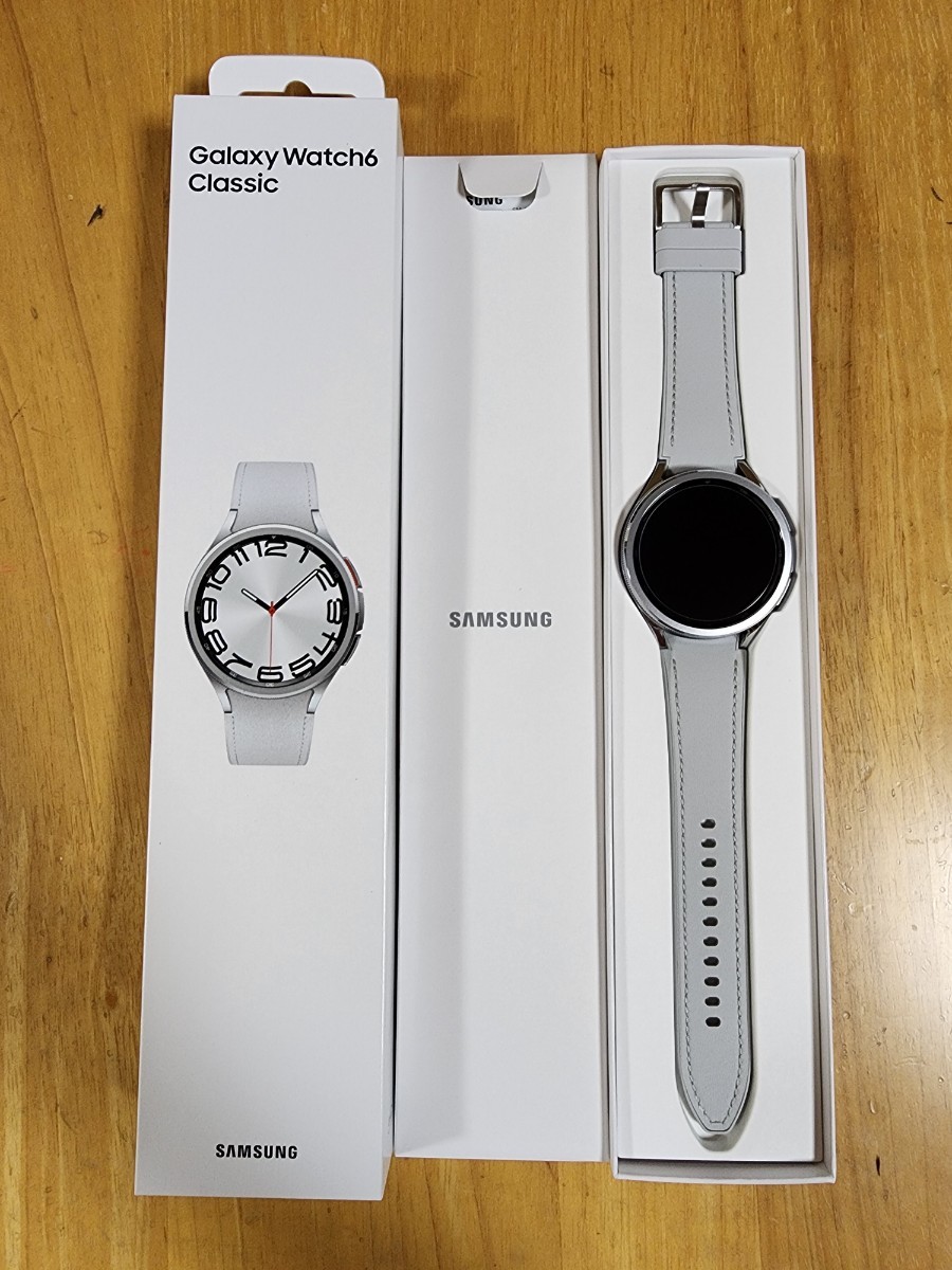 超歓迎された】 Watch 【美品】送料無料！Galaxy 6 ケース付き silver