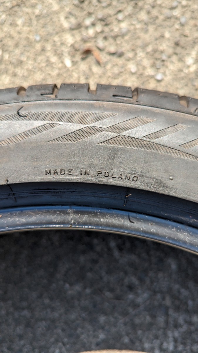 ブリヂストン製　POTENZA S001 275/40 R19 101Y MOE(ランフラットタイヤ） 2本セット　ベンツ認証　残り溝　約5mm　製造2013年22週_画像5