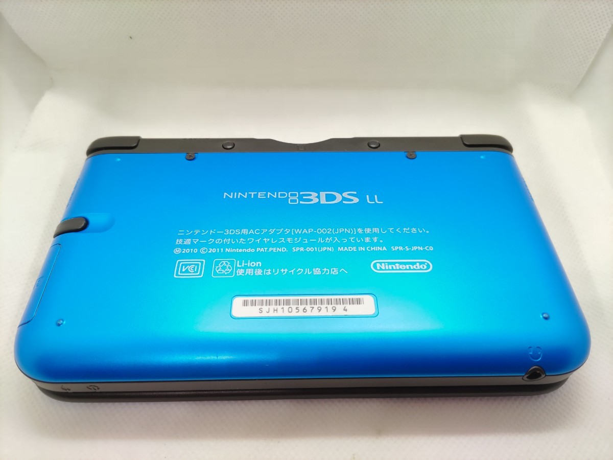 極美品 ゲーム実況 3DSLL 『キャプチャー機能付き』ブルー×ブラック