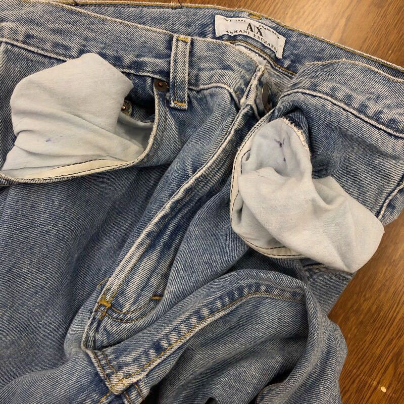 【EJ300】USA製 ARMANI EXCHANGE W32 L30 ジーンズ ジーパン デニムパンツ メンズブランド古着 アルマーニエクスチェンジ 送料無料_画像7