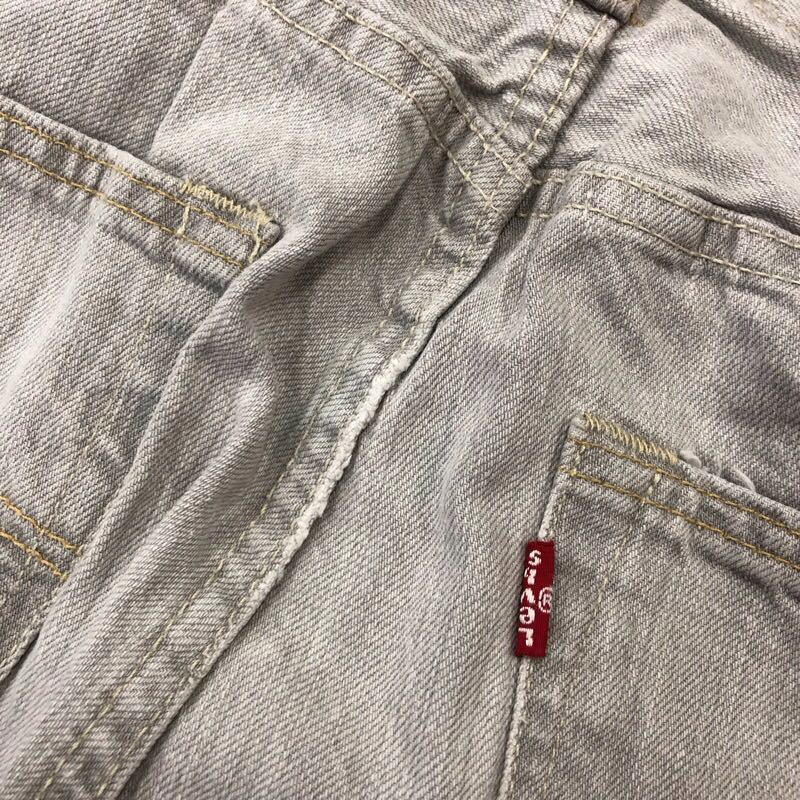 【EJ337】Levi's 501 W30 L32 定番ストレート カラーパンツ ライトグレー メンズブランド古着 リーバイス501 送料無料_画像10