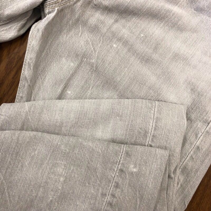 【EJ337】Levi's 501 W30 L32 定番ストレート カラーパンツ ライトグレー メンズブランド古着 リーバイス501 送料無料_画像7