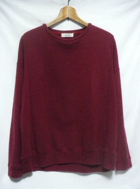 Beautiful Goods B Ming Life Store By Beams Bordeaux Bick Silhouette Crew Neck Sweat M Real Yahoo Auction Salling
