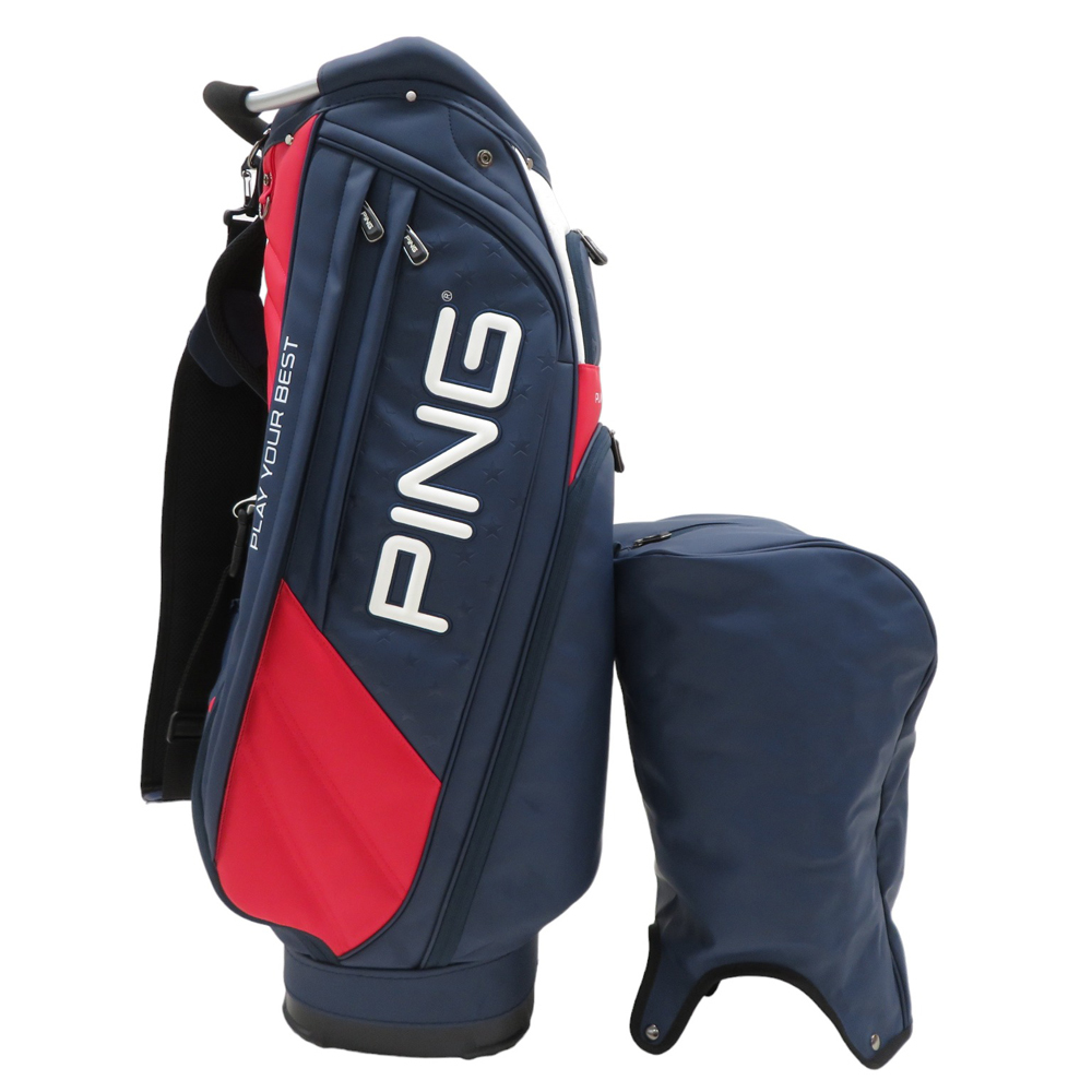 PING ピン カートキャディバッグ USA ネイビー系 9.5型 [240101052221] ゴルフウェア
