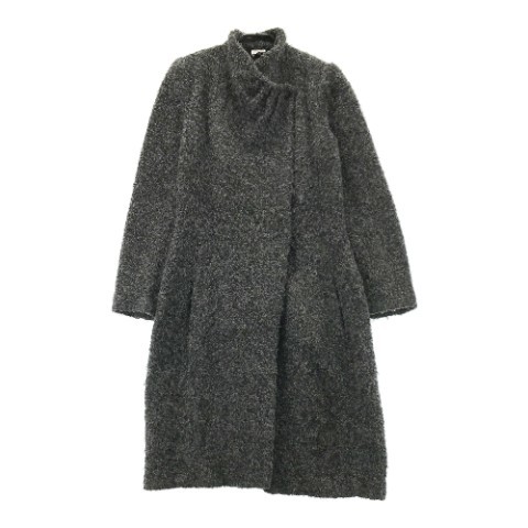 ARMANI COLLEZIONI Armani koretsio-ni knitted long coat wool . gray series 40 [240001716766] lady's 