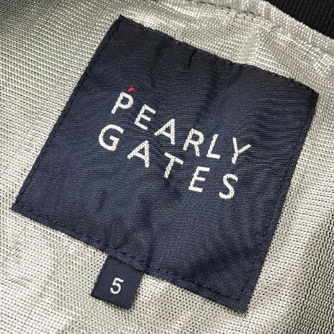 PEARLY GATES パーリーゲイツ インナー付き 蓄熱 スニードジャック 総柄 ブラック系 5 [240101043349] ゴルフウェア メンズ_画像6