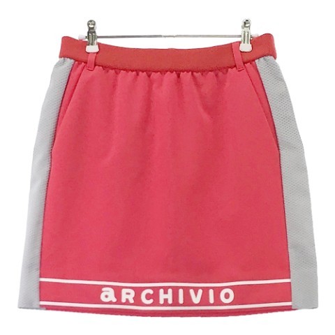 【新品】ARCHIVIO アルチビオ 2022年モデル スカート ピンク系 40 [240101051834] ゴルフウェア レディース