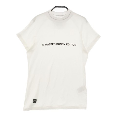MASTER BUNNY EDITION マスターバニーエディション 2023年モデル ハイネック 半袖Tシャツ ホワイト系 0 [240101050853] ゴルフウェア