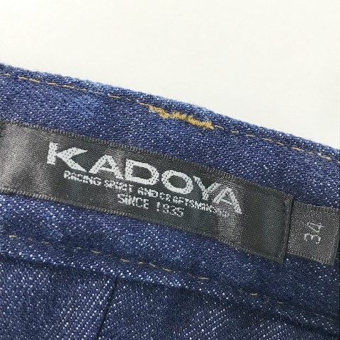 【1円】KADOYA カドヤ HRD4-S K'S LEATHER ライディングデニムパンツ HEAT RAMPART 裏フリース 34 [240001984099]_画像5