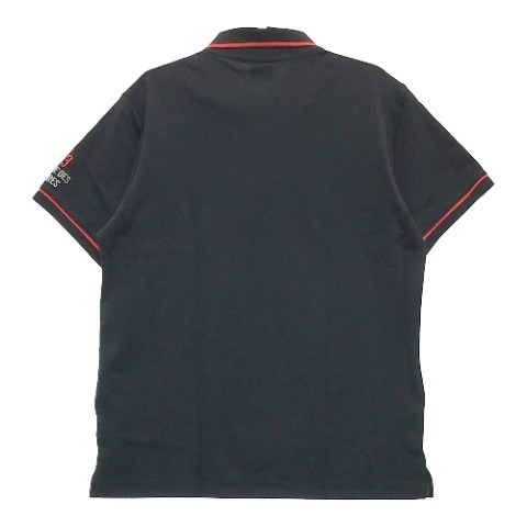 LE COQ GOLF ルコックゴルフ 半袖ポロシャツ ブラック系 LL [240101054806] ゴルフウェア メンズの画像2