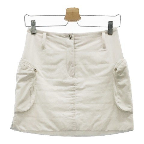 ARCHIVIO アルチビオ 中綿 スカート ロゴ刺繍 ホワイト系 36 [240001977039] ゴルフウェア レディース