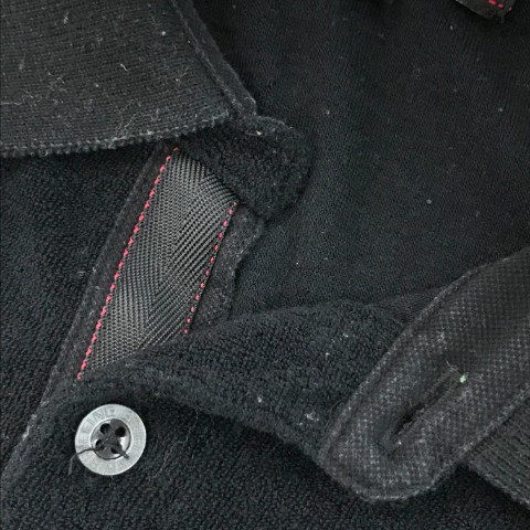BRIEFING GOLF ブリーフィング 半袖ポロシャツ パイル地 ブラック系 XL [240101049867] ゴルフウェア メンズ_画像9