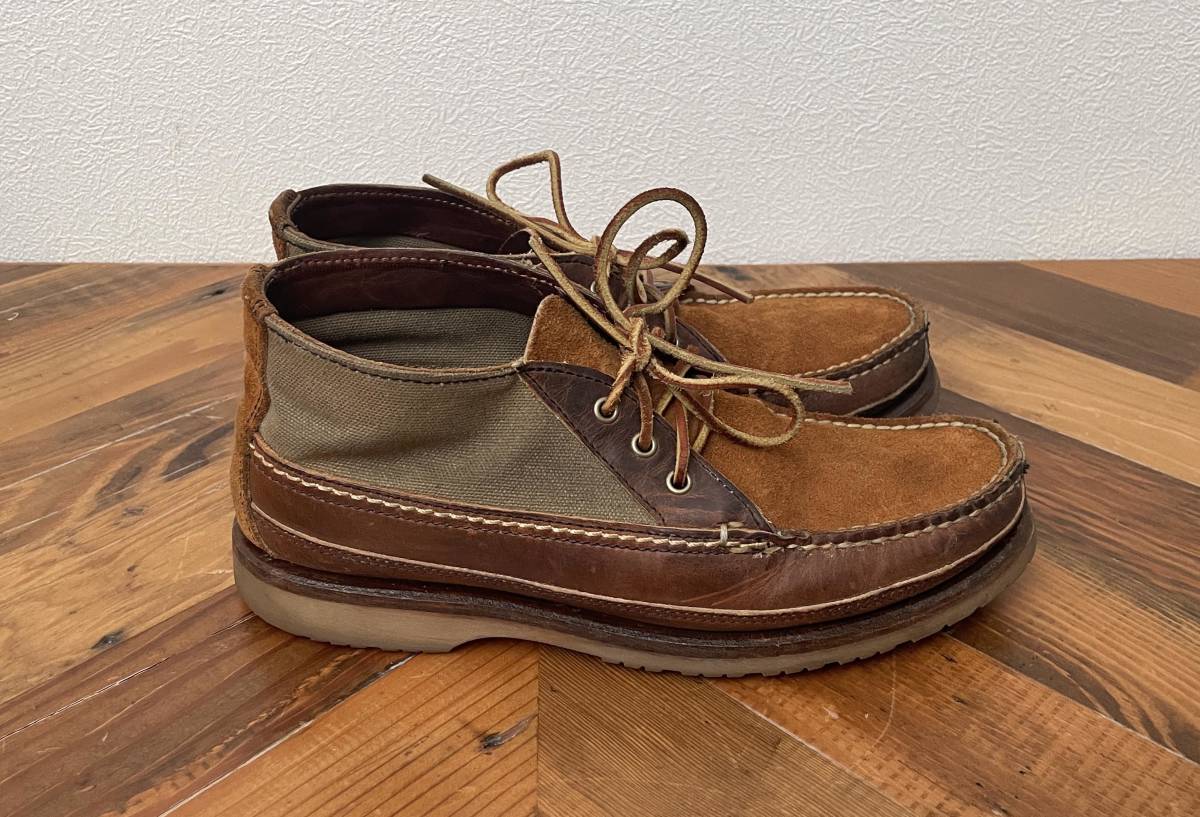 RED WING J CREW別注モデル フィッシング モカシン ブーツ US7 5 RED WING J CREW別注モデル フィッシング モカシン ブーツ US7 5