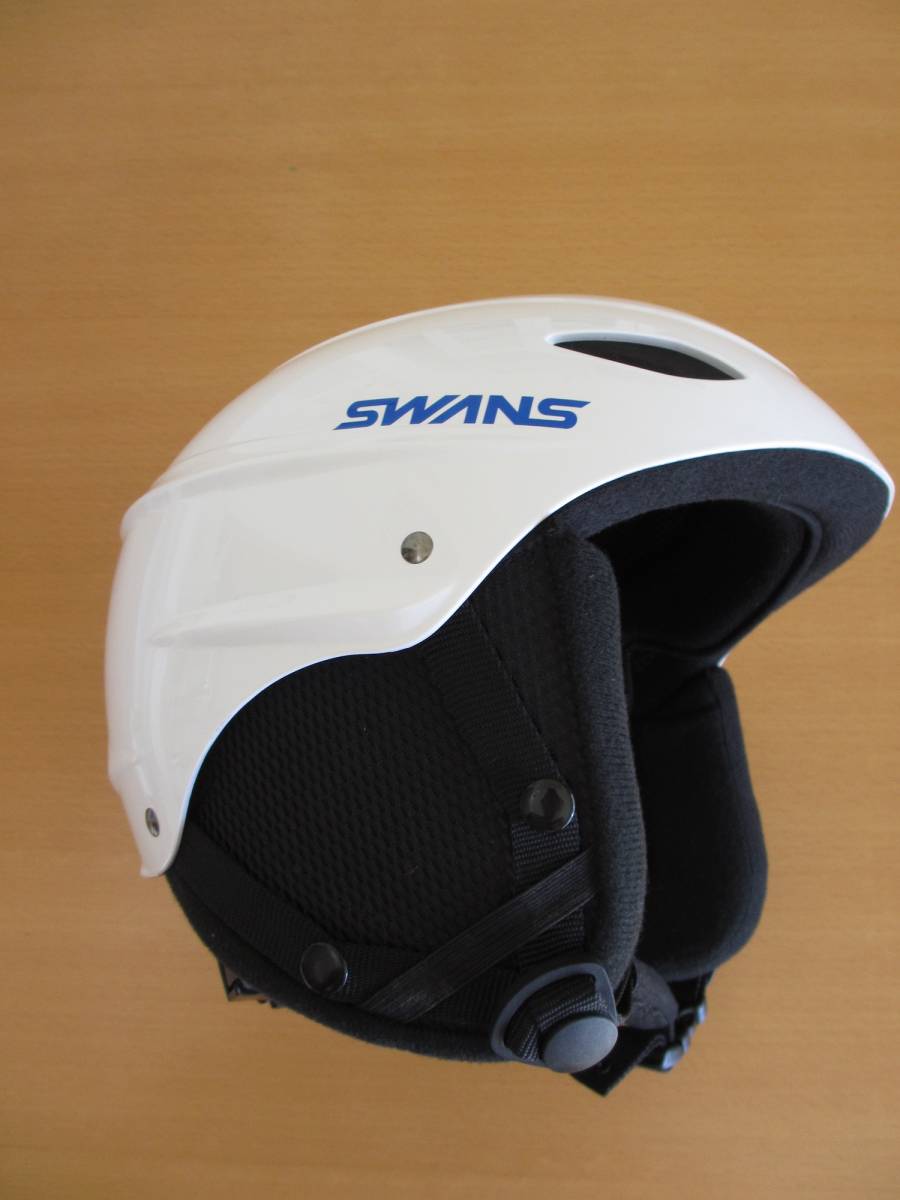 中古美品 SWANS(スワンズ) スキーヘルメット H-45R ホワイト