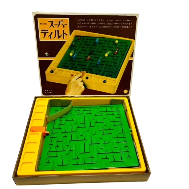 【未使用品】スーパーティルト アクションゲーム エポック社 ビンテージ レトロ 昭和 希少 415ｘ360ｘ55ｍｍ_画像2