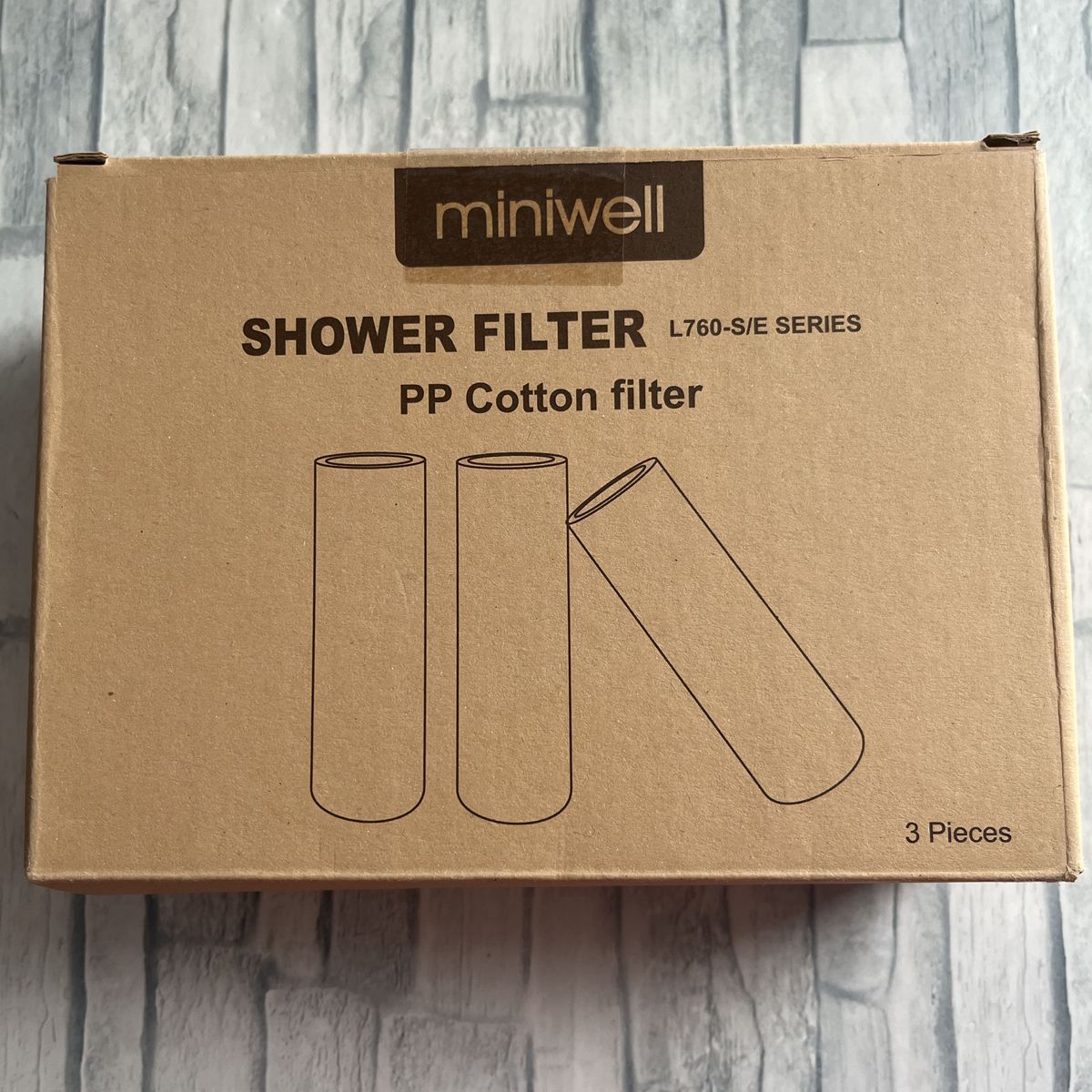 (N)Miniwell ラグジュアリーシャワーフィルター L760-S/E 3個