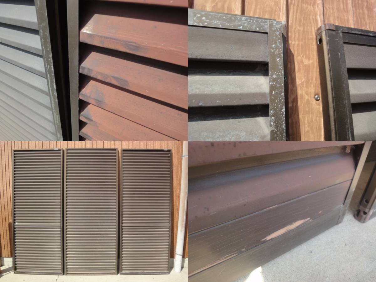 S-636 day iron sash crime prevention sliding storm shutter together sliding storm shutter 2 sheets + aluminium mirror board 1 sheets steel DIY reform repair repair 