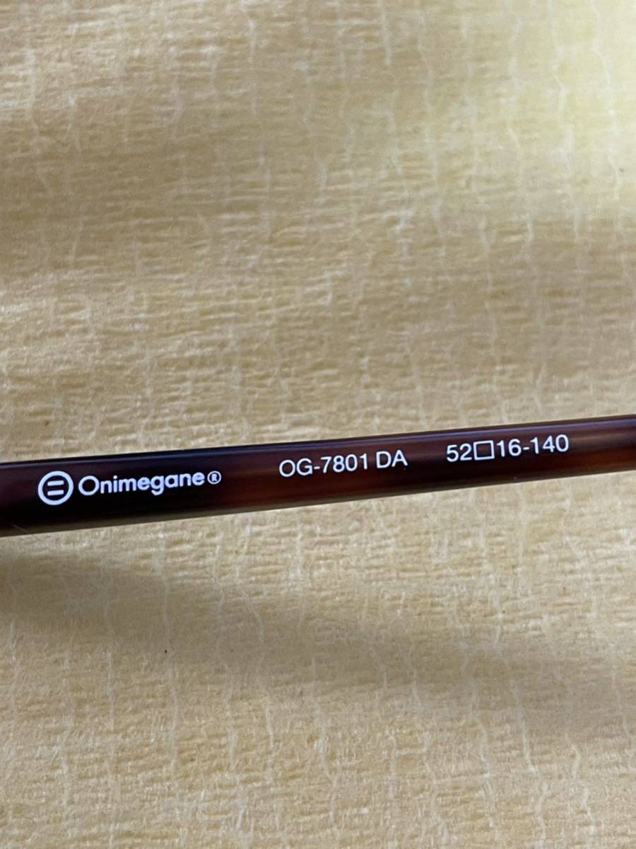 Onimegane オニメガネ OG-7801-DA 福井県鯖江製 新品 眼鏡 フレーム_画像4