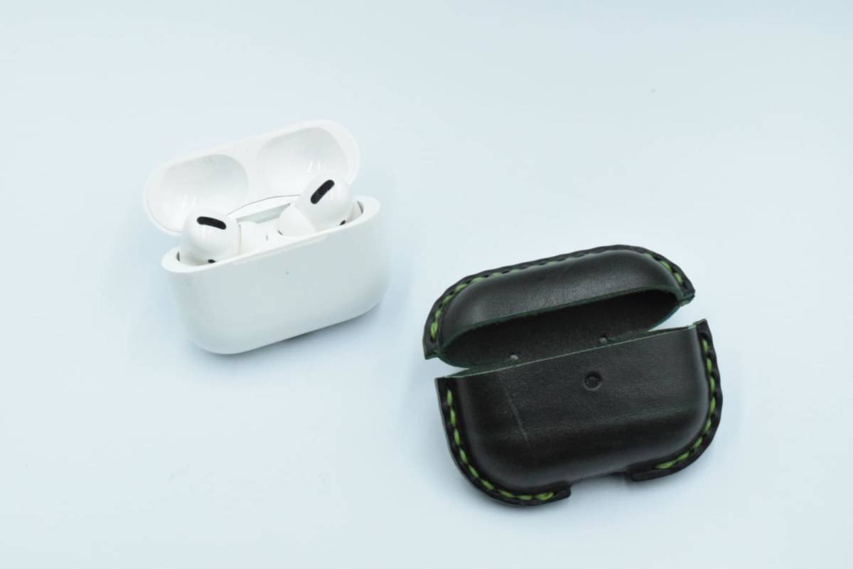 Apple AirPods Pro ケース グリーン_画像5