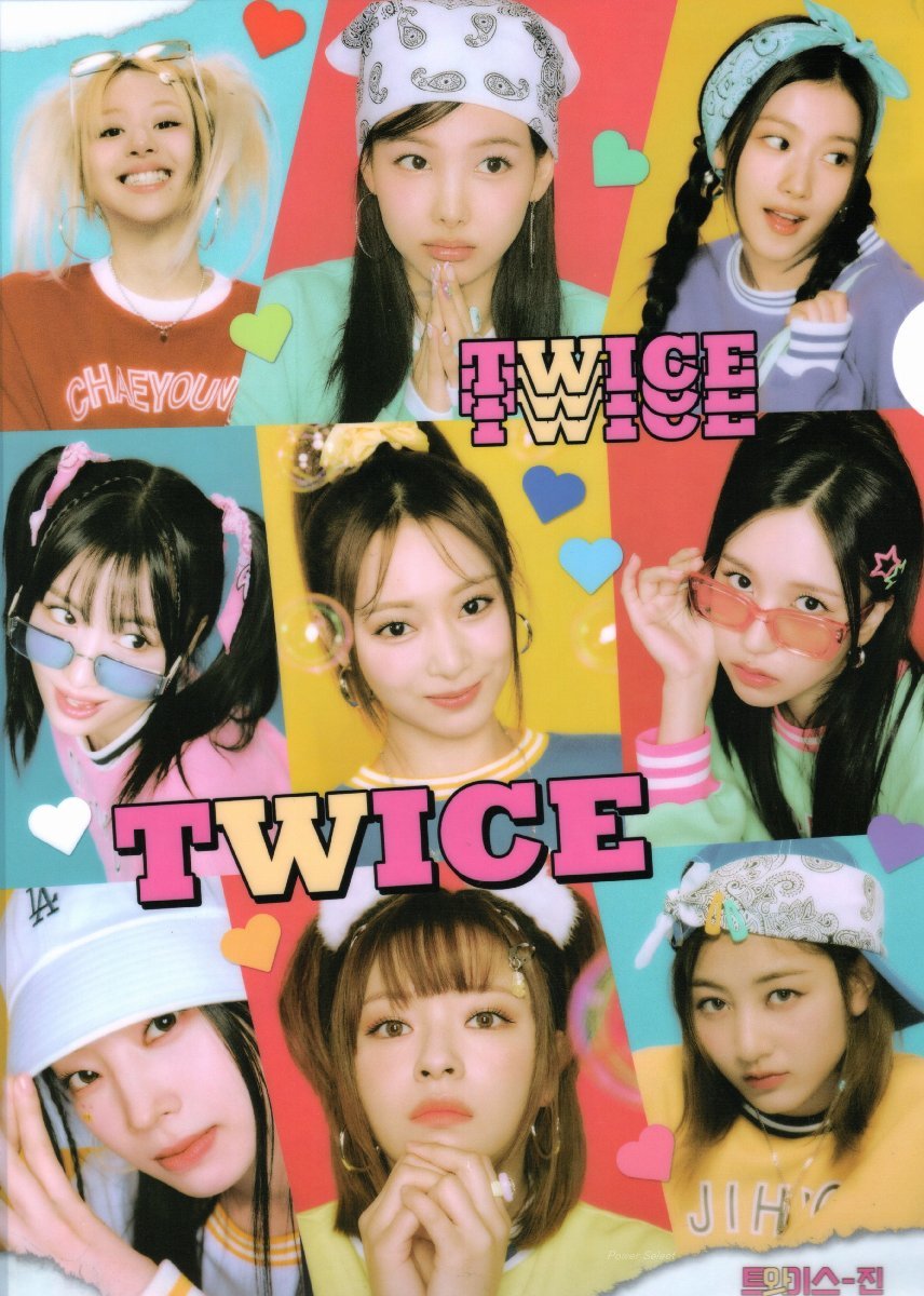 TWICE トゥワイス グッズ グラフィック クリアファイル A4サイズ Ver.1_画像1