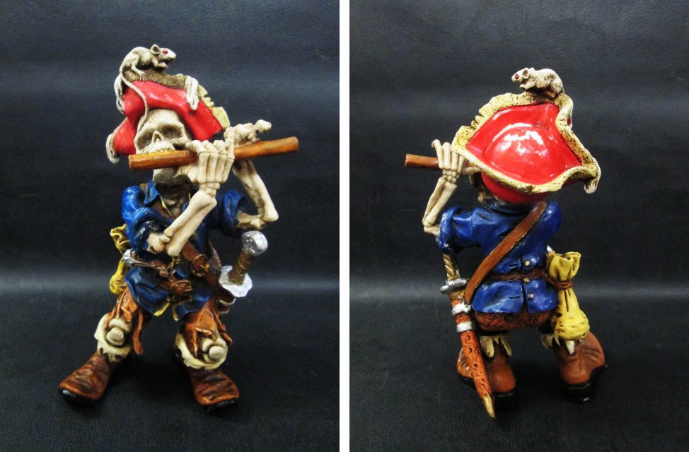 veronese ヴェロネーゼ 置物4点セット ドクロ 骸骨 骨董 死神 Yahoo!オークション - 【VERONESE ヴェロネーゼ 1998年 海賊