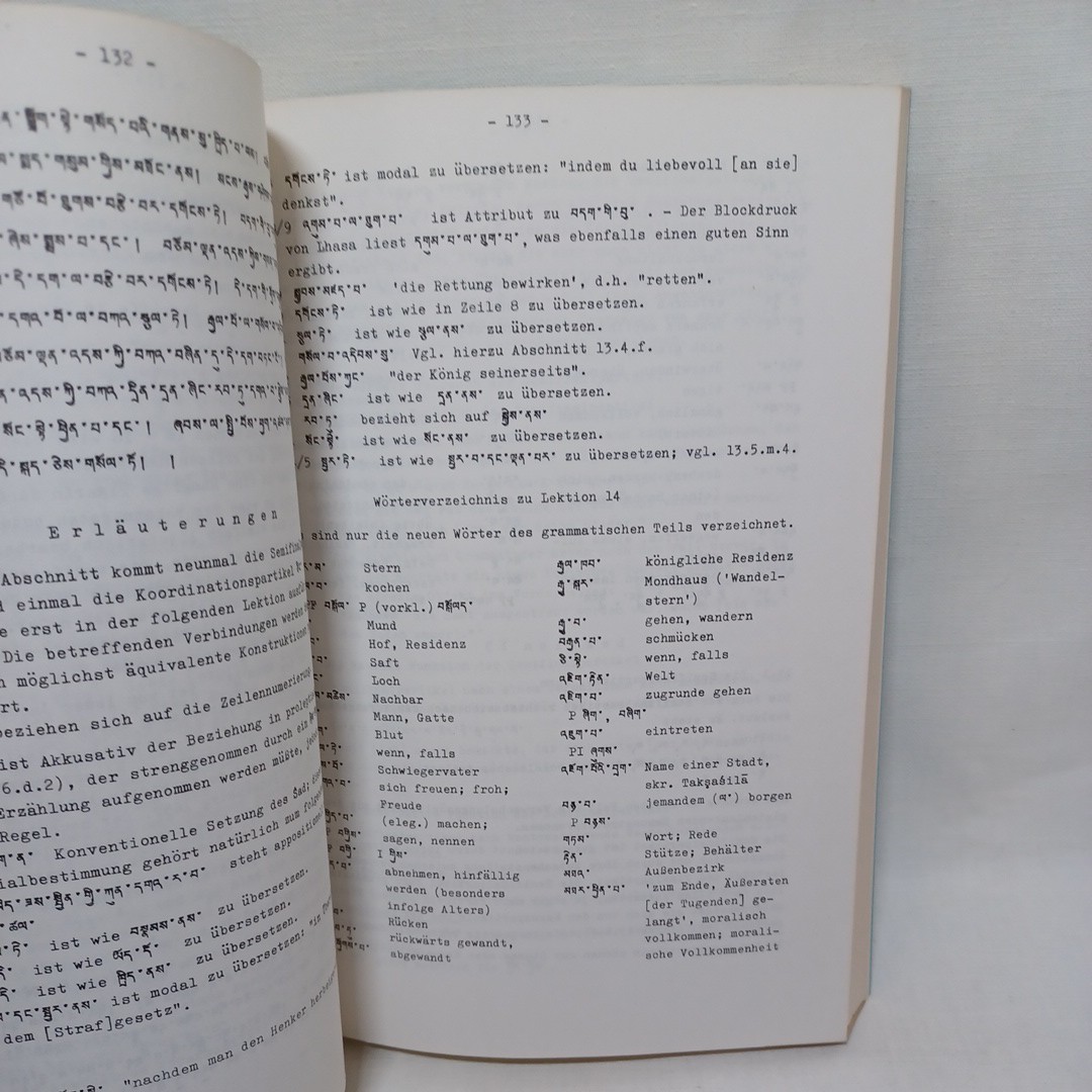 ☆彡Lehrbuch der klassischen tibetischen Schriftsprache (Indica et Tibetica) Michael Hahn　古典チベット語　ドイツ語　　_画像6