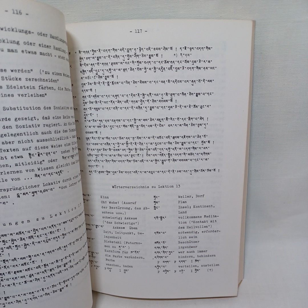 ☆彡Lehrbuch der klassischen tibetischen Schriftsprache (Indica et Tibetica) Michael Hahn　古典チベット語　ドイツ語　　_画像7