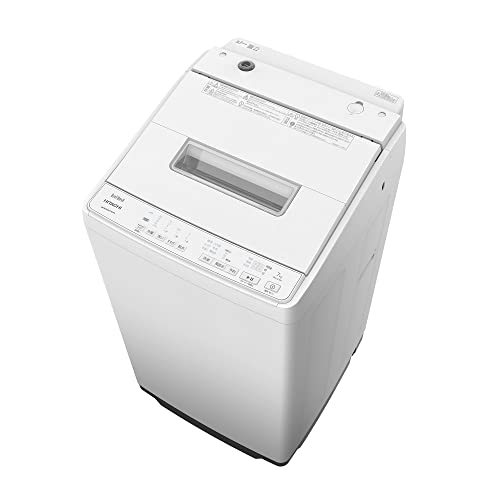 日立 全自動洗濯機 7kg BW-G70H W ホワイト インバーター ビートウォッシュ ナイアガラビート洗浄